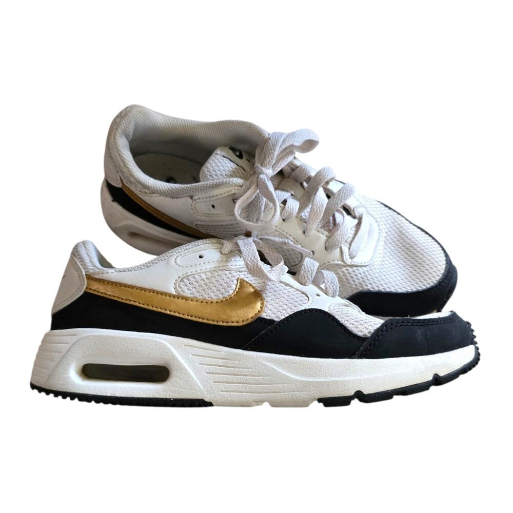 Nike Air Max SC Unisex Kids Sneakers White/Black/Gold US 6.5 DV6842-001